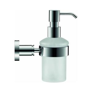 Duravit 99161000 – Dozator de săpun montat pe perete D-CODE, 390 ml, sticlă mată / crom lucios imagine