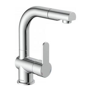 Baterie de bucătărie Schütte 79710 LONDON, crom lucios, cu pulverizator extractabil imagine