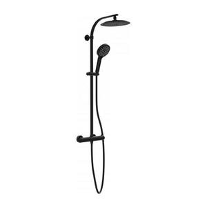 Schütte 60076 - Set de duș cu baterie termostatică MADURA FRESH, negru imagine