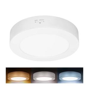 WD240-W - Panou LED 2 în 1 LED/12W/230V 3000/4000/6000K Ø17 cm IP54 alb imagine
