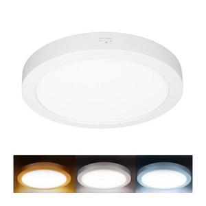 WD242-W - Panou LED 2 în 1, 18W/230V, 3000/4000/6000K, Ø 22, 5 cm, IP54, alb imagine