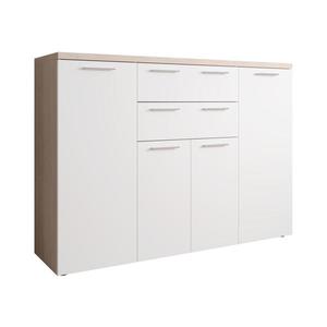 Comodă BRUNO, stejar sonoma/alb imagine