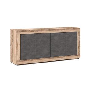 Comodă RUNEA, maro deschis/antracit imagine