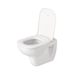 Duravit 45350900A1 - WC suspendat D-CODE cu capac, ceramică/alb lucios imagine