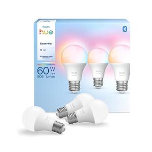 Set 3x bec LED dimabil Philips Hue WACA, E27, 8W, 230V, 2200–6500K imagine