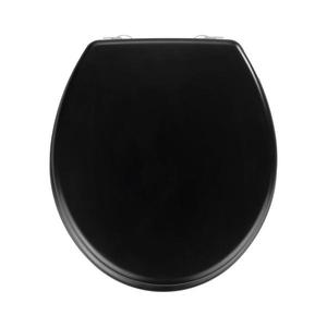 Capac WC WENKO PRIMA 20077100, 37 x 41 cm, negru/argintiu imagine