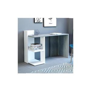 Birou MARLO, gri beton/alb imagine