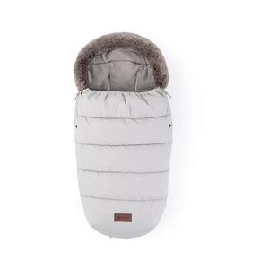 Sac pentru cărucior 4 în 1 PETITE&MARS COMFY Champagne Shower argintiu imagine