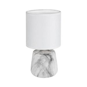 Rabalux 74067 - Lampă de masă NALISA 1xE14/40W/230V, alb cu decor marmură imagine