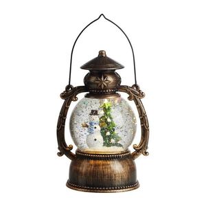 Markslöjd 705053 - Lanternă LED de Crăciun LOTHAR LED/0, 15W/3xAA, bronz imagine