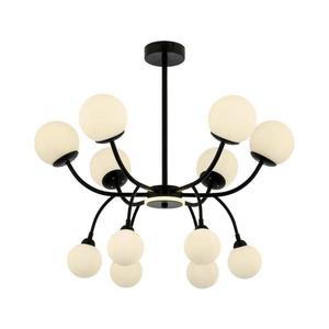 Lustră pe tijă DAISY 12xG9/10W/230V neagră imagine