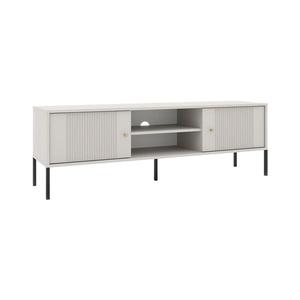 Comodă TV LUE, bej/negru imagine