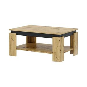 Măsuță de cafea LUNO, stejar Artisan/negru imagine