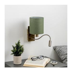 Lampă LED de perete Brilagi NUBILA 1xE27/25W/230V + LED/3W alamă/verde imagine