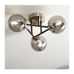 Brilagi - Lustră aplicată MALIVA 3xE14/15W/230V crom mat/sticlă fumurie imagine