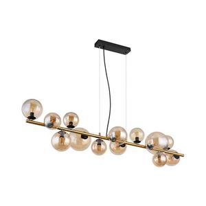 Globo 56135-13H - Lustru LED pe cablu RIHA 13xG9/3, 5W/230V alamă imagine