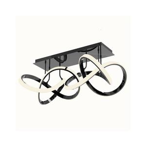 Wofi 9134-205 - Lustr LED INDIGO 64W stmívatelný, černá/chrom imagine