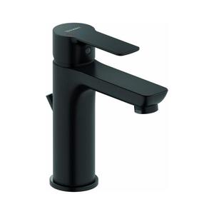 Duravit DC1023001046 - Baterie pentru lavoar D-CODE cu l click-clack, negru mat imagine