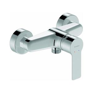 Duravit D-CODE - baterie bideu pentru montaj pe perete, crom lucios (DC4230001010) imagine