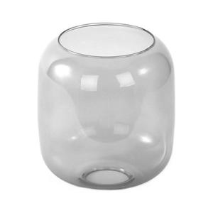 Sticlă de schimb pentru lustră cu soclu E27, Ø 14 cm, gri fumuriu imagine