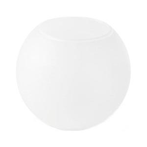 Sticlă de schimb pentru candelabru E27, diametru 15 cm, albă imagine