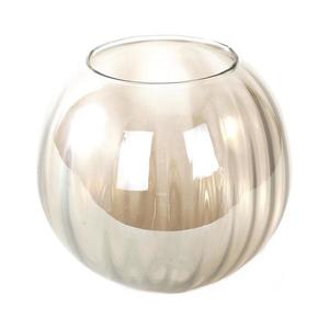 Sticlă de schimb pentru lustrul OTTICO E27, diametru 18 cm, maro fumuriu imagine