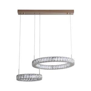 Zuma Line MD3713-2-3GT - Lustră LED suspendată pe cablu GIRONA, LED/36W/230V, roz auriu imagine