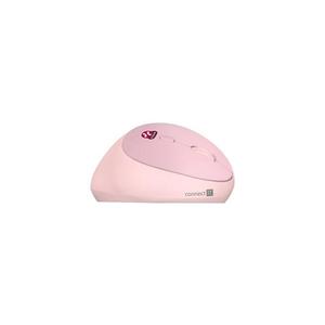 CONNECT IT CMO-2600-PK - mouse ergonomic fără fir, 800/1200/1600 DPI, alimentare 1xAA, roz imagine