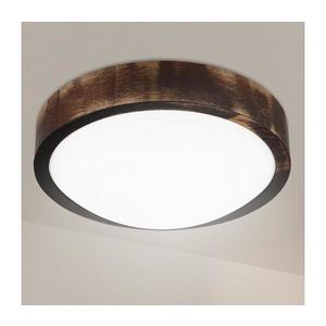 Brilagi - Plafonieră LED CARVALHO SLIM SMOKEY LED/20W/230V, finisaj stejar, Ø 27, 5 cm imagine