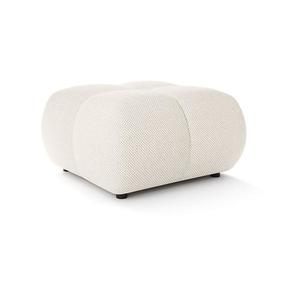 Taburet tapițat ALMADA 72x72 cm crem imagine