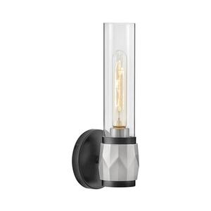 Hinkley HK-ELLISON1-BK-BN - Aplică de baie ELLISON 1xE27/40W/230V IP44 neagră imagine