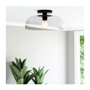 Alora Mood ALM-SYLVIA-SF-BK-CL - Plafonieră SYLVIA 1xE27/60W/230V, neagră imagine