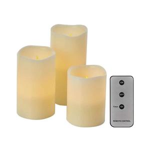 SET 3x decorațiune LED de Crăciun 3xLED/3x3AAA + telecomandă imagine