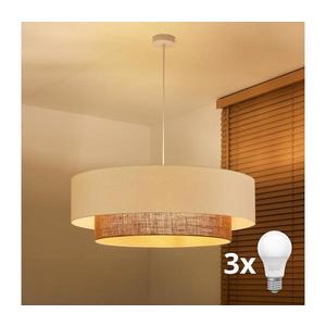 Brilagi - Lustră LED suspendată pe cablu BOHO STYLE 3xE27/15W/230V Ø 80 cm imagine