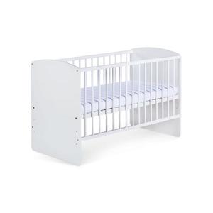 KLUPŚ - Pătuț pentru copii KAROLINA II 120x60 cm pin/alb imagine