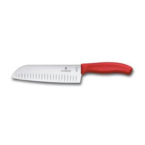 Victorinox - Cuțit santoku de bucătărie SWISS CLASSIC, 17 cm, roșu imagine