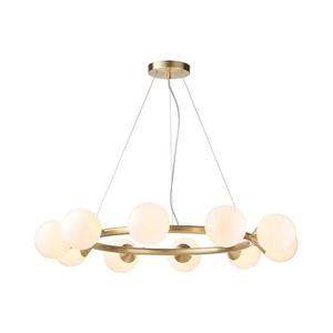 Endon 106008 - Lustră suspendată OTIS 10xG9/3W/230V aurie imagine