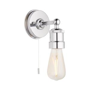 Endon 95505 - Aplica de perete pentru baie MILLER, 1xE27/6W/230V, IP44, crom lucios imagine