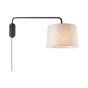 Endon 79380 - Aplică de perete CARLSON 1xE27/40W/230V gri/negru imagine