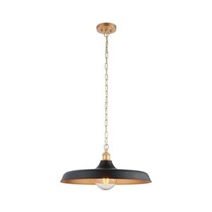 Endon 99998 - Lustru pe lanț SABIAN 1xE27/10W/230V negru/auriu imagine