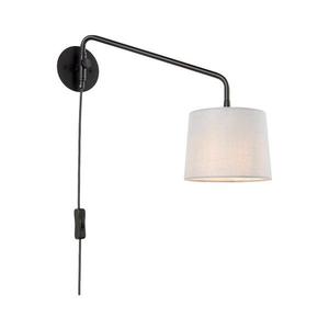 Endon 79500 - Aplică de perete CARLSON 1xE14/40W/230V gri/negru imagine