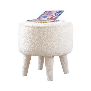 Taburet PIXI, Ø 38 cm, alb imagine