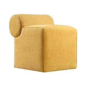 Taburet TIKI 47x45 cm galben imagine