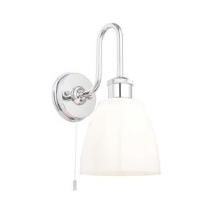 Endon 95506 -Aplica de perete pentru baie PIPER 1xE27/10W/230V IP44 crom lucios imagine