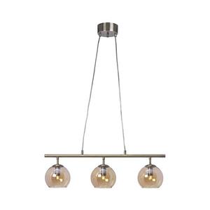 Cottex T2493AA - Lustru pe cablu CAPELLA, 3xE14/40W/230V, fumuriu/maro imagine