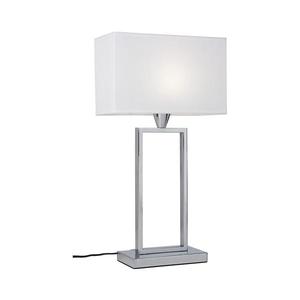 Cottex B2821K - Lampă de masă KENSINGTON, 1xE14/40W/230V, argintie imagine