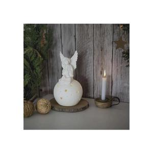Decorațiune de Crăciun LED, înger ceramic, 0, 4 W, 2x AA imagine