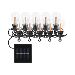 Ghirlandă solară decorativă cu 10 LED-uri, 0, 6 W/1, 2 V, 4, 5 m, IP44, 800 mAh imagine