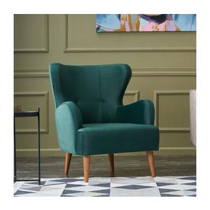 Fotoliu cu aripi NEKO, verde imagine