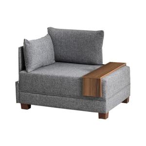 Fotoliu colțar TULA, gri, stânga imagine